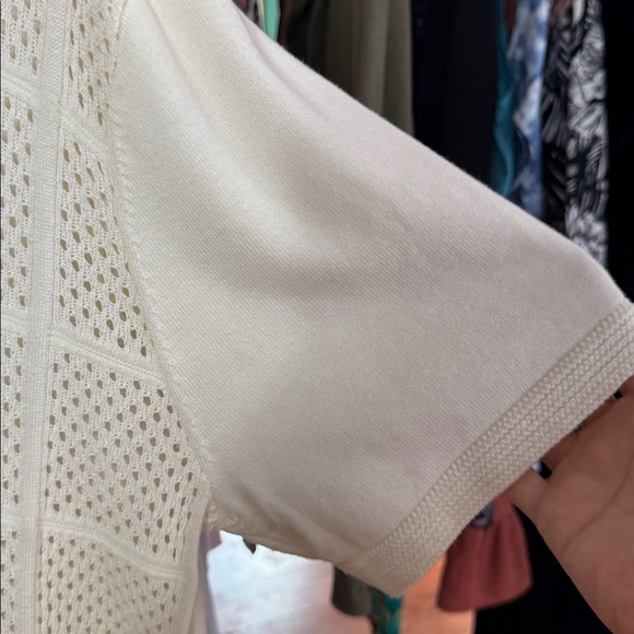 Lucky Brand Men’s Crochet Knit Button-Down Polo – NWT XL - Picture 5 of 7